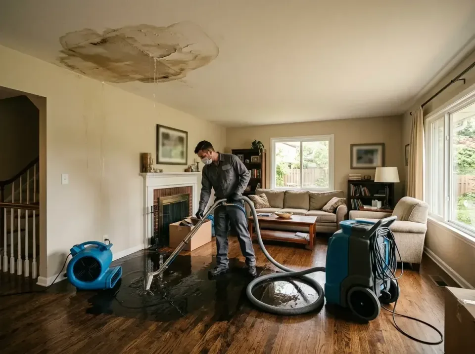 attic-pipe-burst-ceiling-drip-008 — frequently asked questions, Water Damage Restoration & Carpet Care in Difficult Run, VA